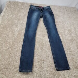Opcao Woman's Skinny‎ Jeans Dark Wash Low Rise Denim Casual Everyday Size 1